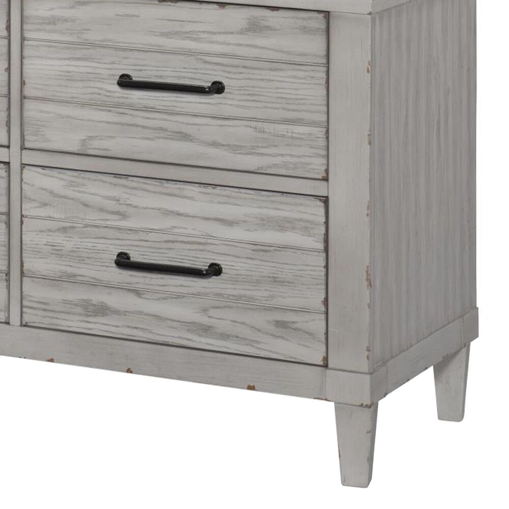 Legacy Classic Belhaven 8-Drawer Dresser and Mirror in Weathered Plank, , large