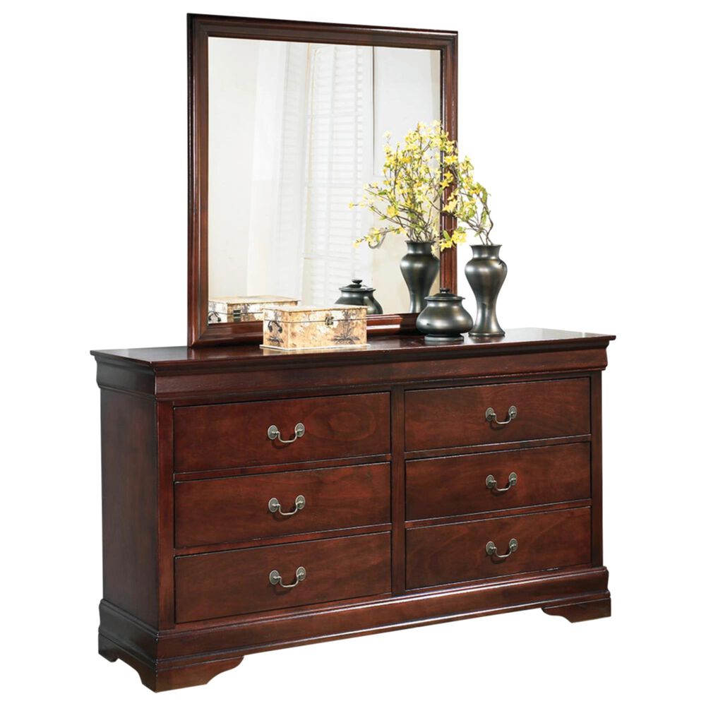 Signature Design By Ashley Alisdair 4 Piece King Sleigh Bedroom Set In Dark Brown Nebraska Furniture Mart