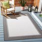 Safavieh Martha Stewart Cyprus 4"5" x 6"5" Ivory and Charcoal Area Rug, , large