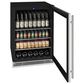 U-Line 5.7 Cu. Ft. Beverage Center with Glass Door in Stainless Steel, , large