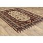 Oriental Weavers Lilihan Oriental 1802W 5"3" x 7"6" Red and Ivory Area Rug, , large
