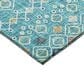 Dalyn Rug Company Portico PO4 Teal 1"8" x 2"6" Area Rug, , large