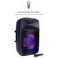 Ion Pro Glow Ultra Bluetooth Party Speaker with Microphone in Black, , large