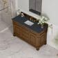 James Martin Vanities Brookfield 60" Single Bathroom Vanity in Honey Oak with 3 cm Charcoal Soapstone Quartz Top and Rectangular Sink, , large