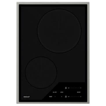 Wolf 15" Transitional Induction Cooktop in Black and Stainless Steel, , large