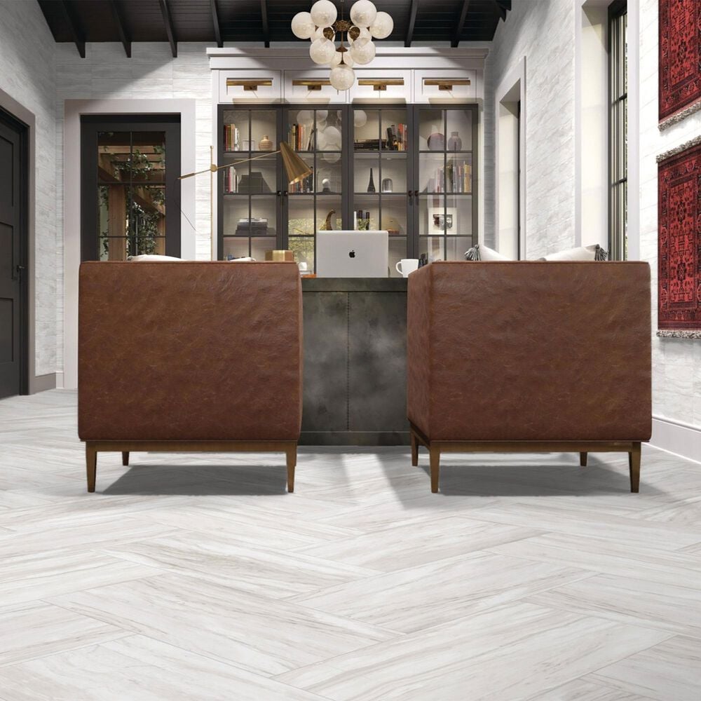 Dal-Tile Costar Calacatta Sky 4&quot; x 12&quot; Porcelain Subway Tile, , large