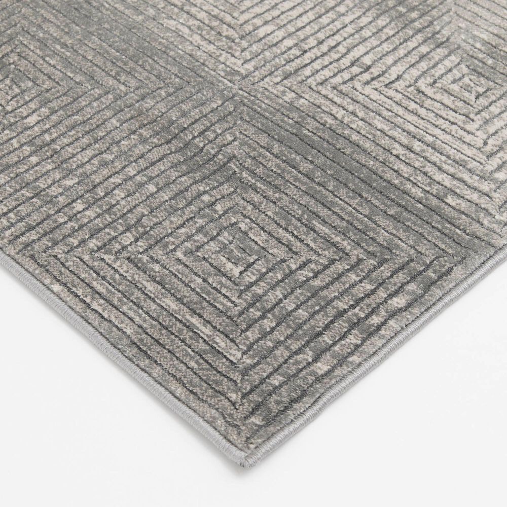 Central Oriental Clearwater Barris 5&#39; x 7&#39;6&quot; Oyster and Ghost Area Rug, , large