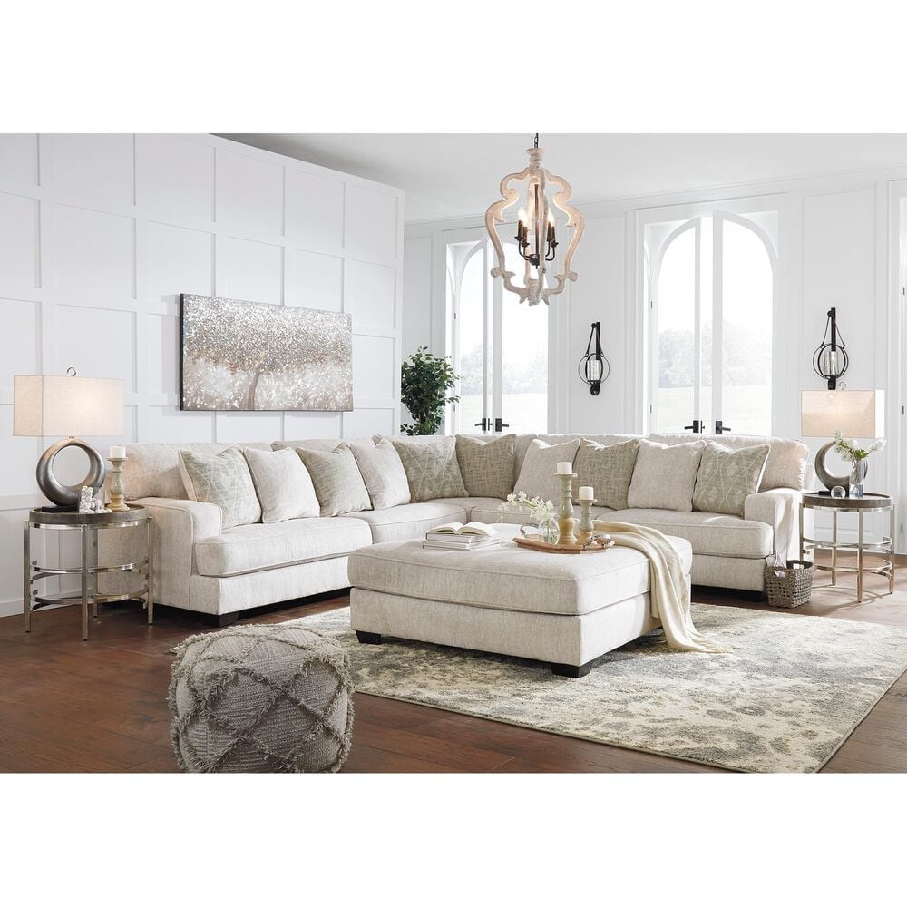 Signature Design by Ashley Rawcliffe 3-Piece Reversible L-Shaped Sectional in Parchment, , large