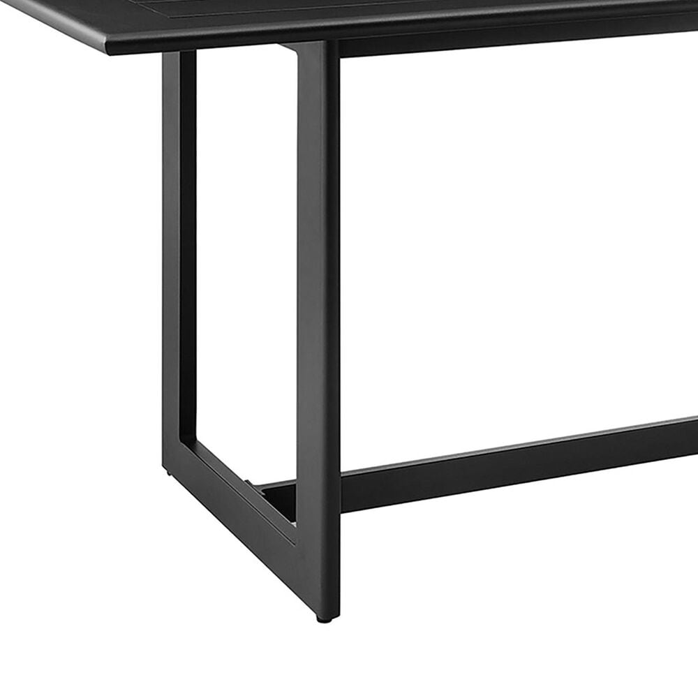 Blue River Grand 5-Piece Rectangular Patio Dining Table Set in Black - Table Only, , large