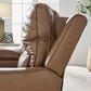 Ashley DeepWakes Power Reclining Loveseat in Caramel, , large