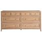 Universal Furniture Weekender 4-Piece Queen Canopy Bedroom Set in Natural and Sand Dune, , large
