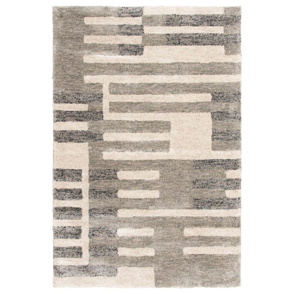 Central Oriental Stonington Blakely 5" x 7"6" Coconut and Zinc Area Rug, , large