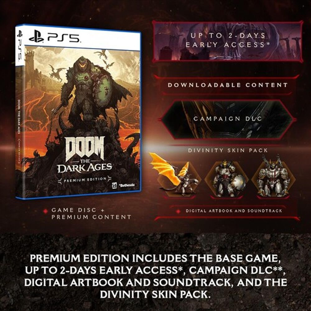 Doom The Dark Ages Premium Edition - PlayStation 5, , large
