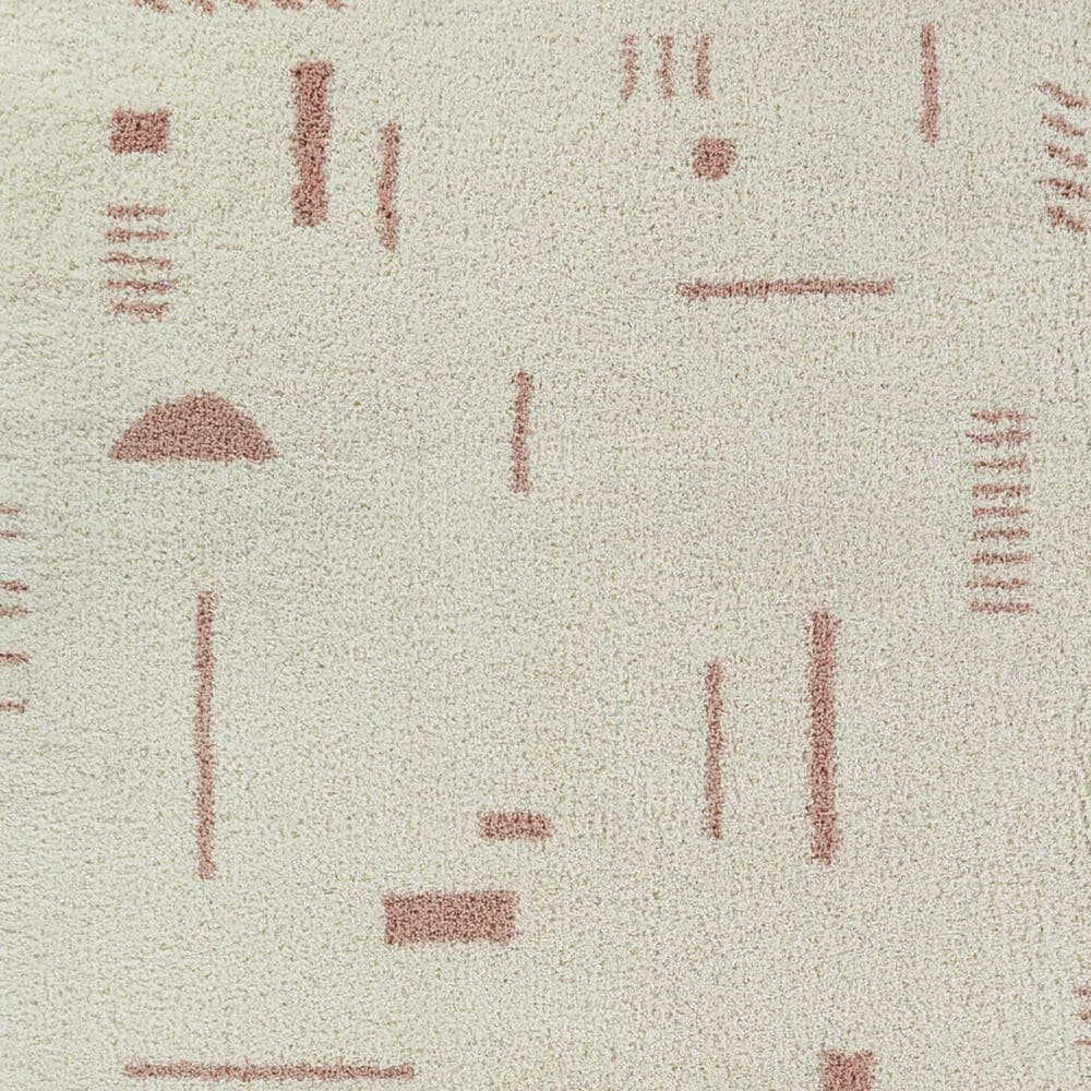 Balta Rugs Rupa 3090656 4&#39;4&quot; x 6&#39; White and Pink Area Rug, , large