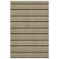 Dalyn Rug Company Soft Essentials Striped Honey 9" x 12" Indoor/Outdoor Area Rug, , large