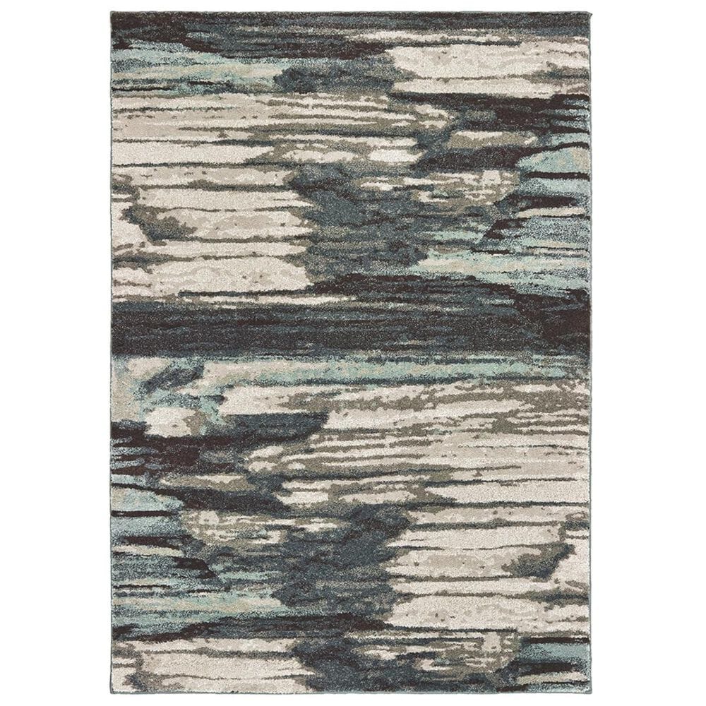 Oriental Weavers Carson 9675A 7"10" x 10" Blue Area Rug, , large