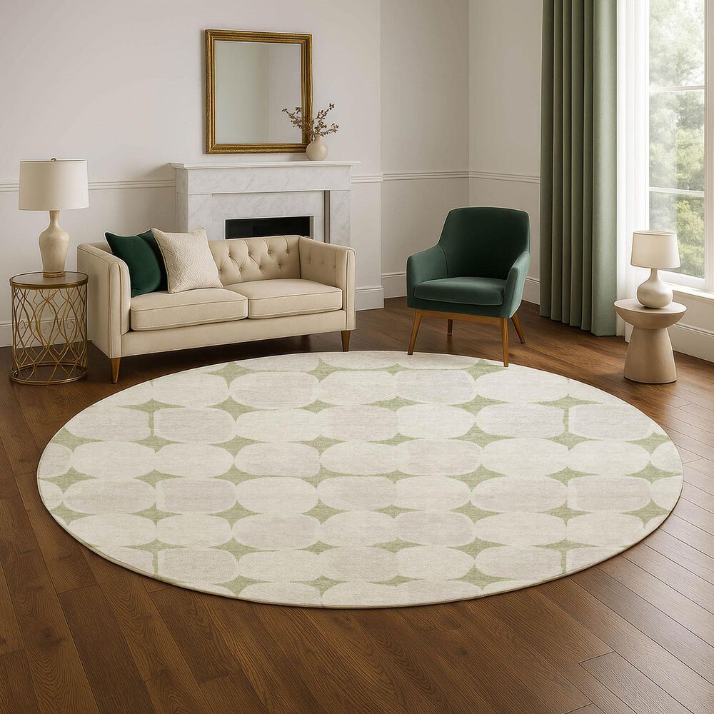 Dalyn Rug Company The Reserve TR16 Aloe 8&#39; Round Indoor/Outdoor Area Rug, , large