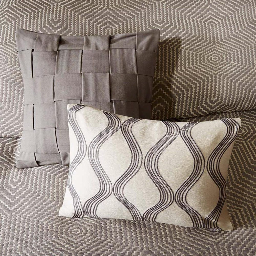 Goldstar Bedding 8-Piece Queen Comforter Set in Grey, , large