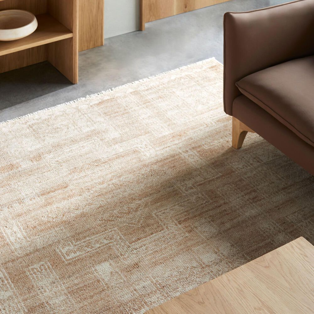 Surya Kunal Pearl and Natural 6&#39; x 9&#39; Area Rug, , large