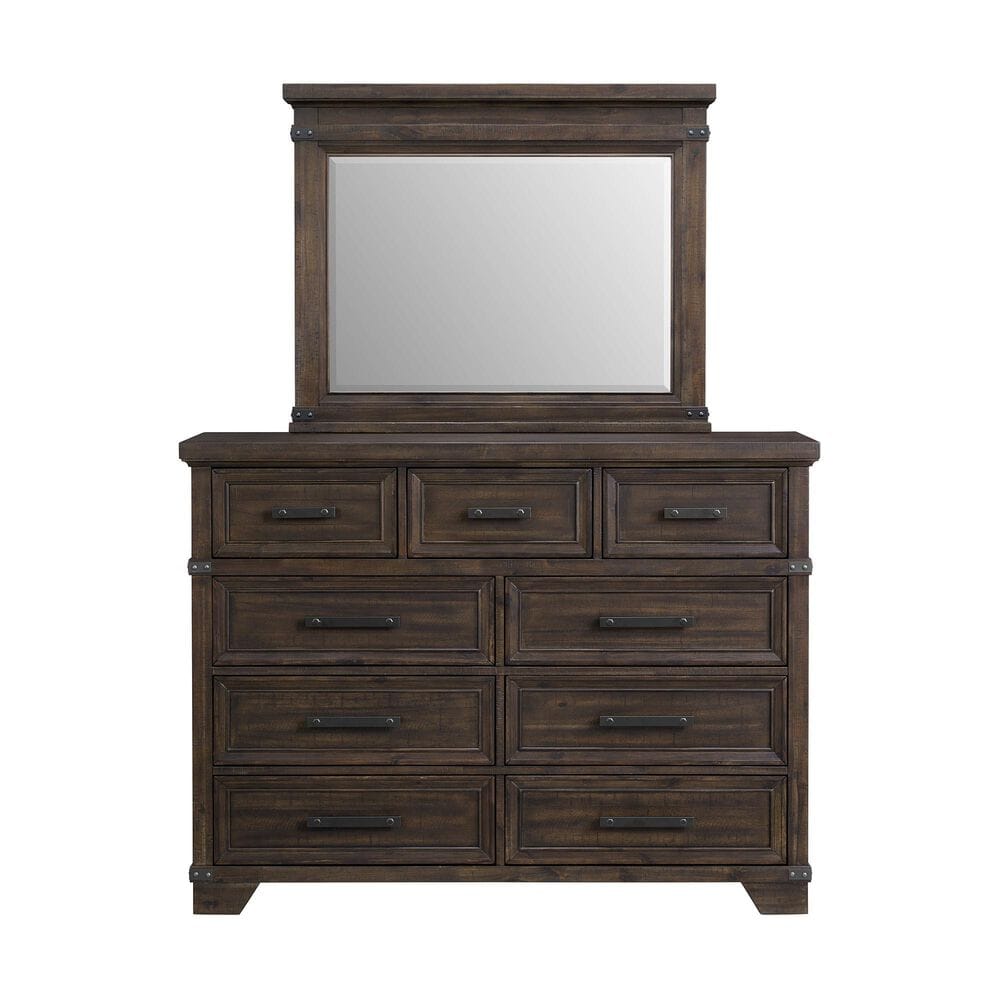 Mayberry Hill Colorado 4 Piece King Storage Bedroom Set in Charcoal with USB Ports, , large