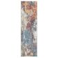 Kas Oriental Rugs Roxy Mirage 2" x 7" Blue and Red Runner, , large
