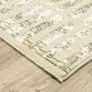Oriental Weavers Reed RE12W 2"3" x 7"6" Ivory and Blue Runner, , large