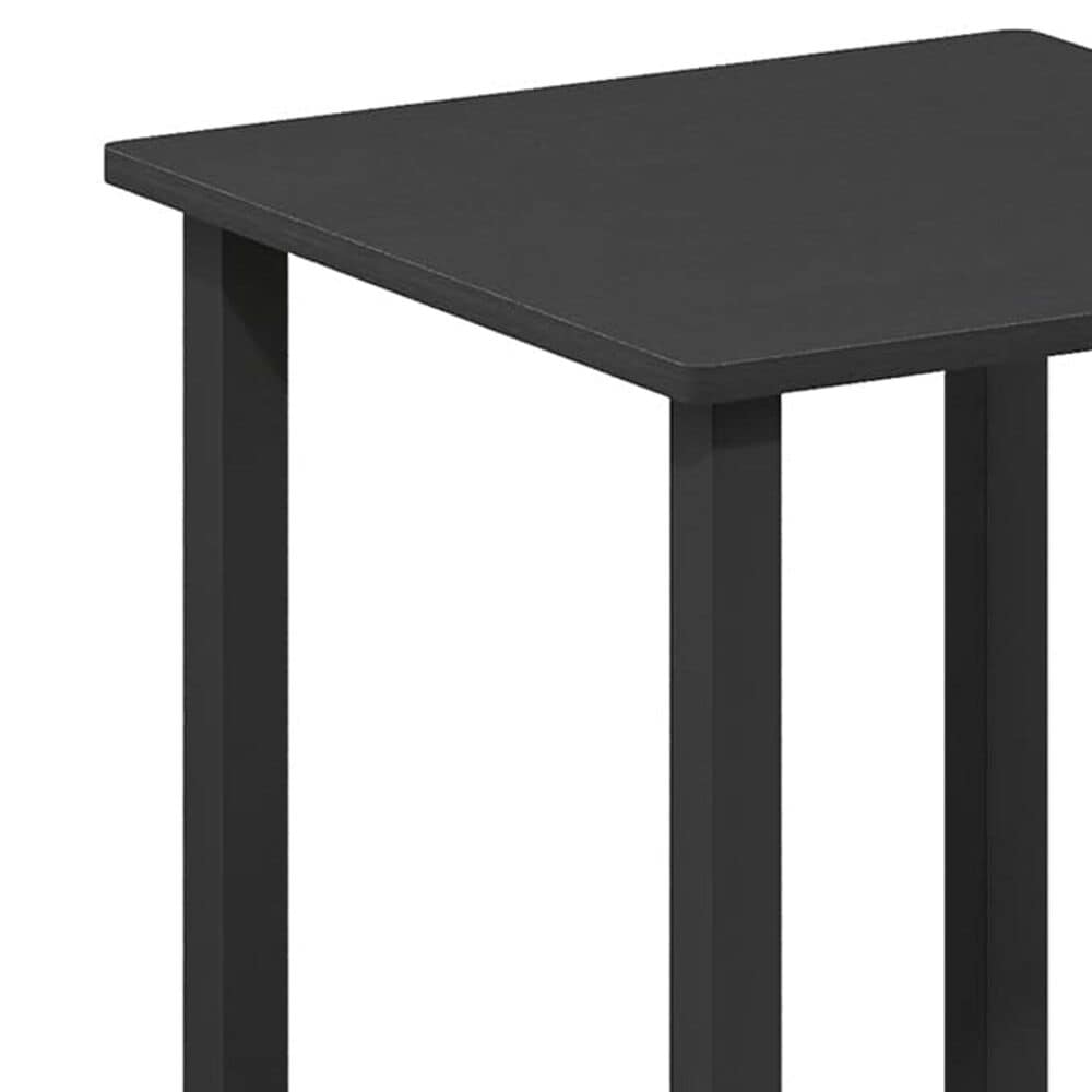HOMLUX 2-Tier End Table in Americano and Black (Set of 2), , large