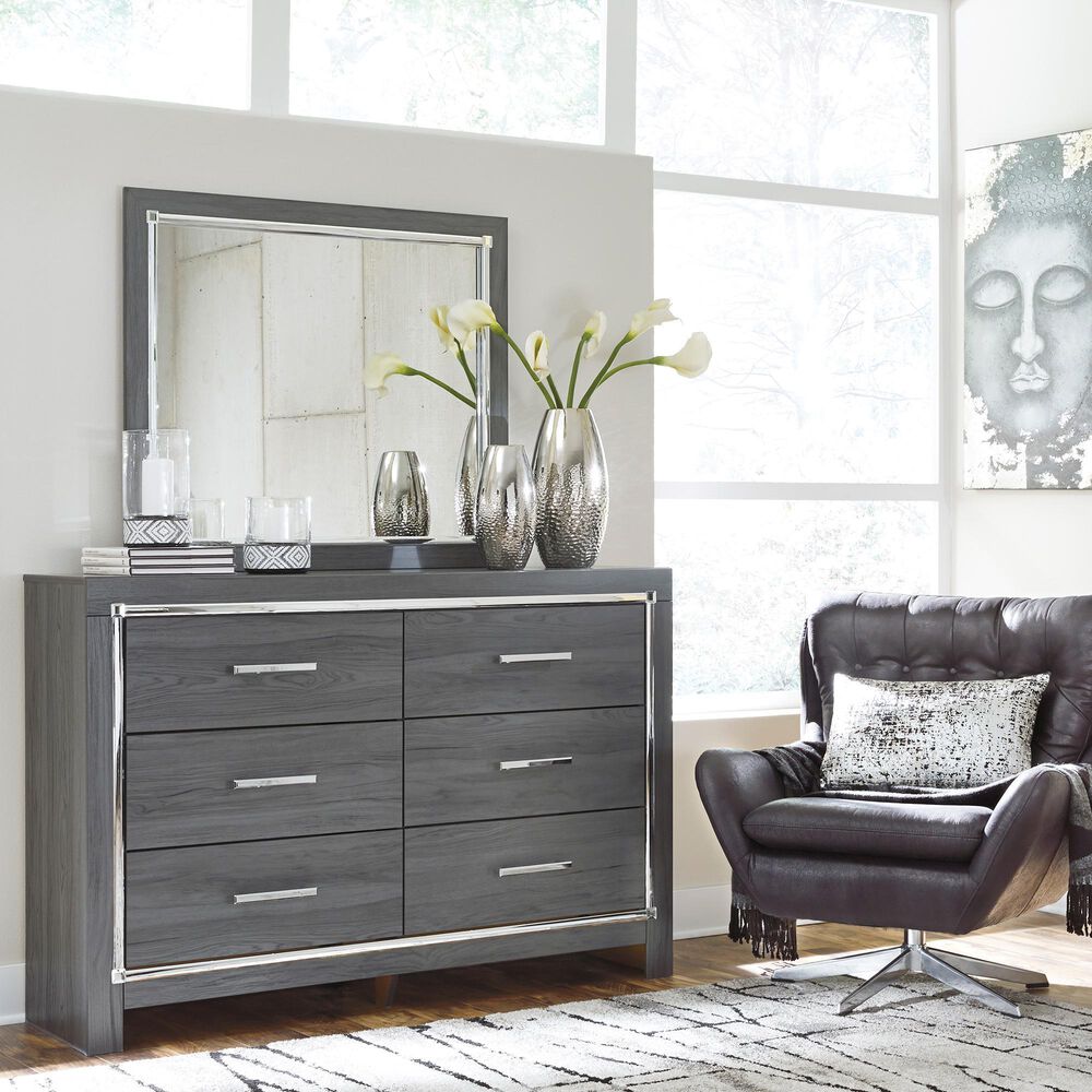 Ashley Lodanna Bedroom Mirror in Gray, , large