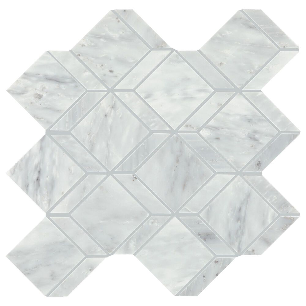 Dal-Tile Gamma Mystic 12"" X 12"" BALANCE Natural Stone Mosaic Sheet, , large