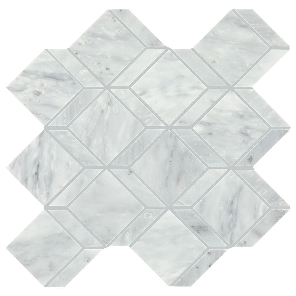 Dal-Tile Gamma Mystic 12"" X 12"" BALANCE Natural Stone Mosaic Sheet, , large
