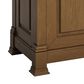 James Martin Vanities Brookfield 60" Double Bathroom Vanity in Honey Oak with 3 cm Carrara White Marble Top and Rectangular Sinks, , large