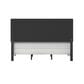Richlands Furniture Willow Queen Upholstered Panel Bed in Charcoal, , large