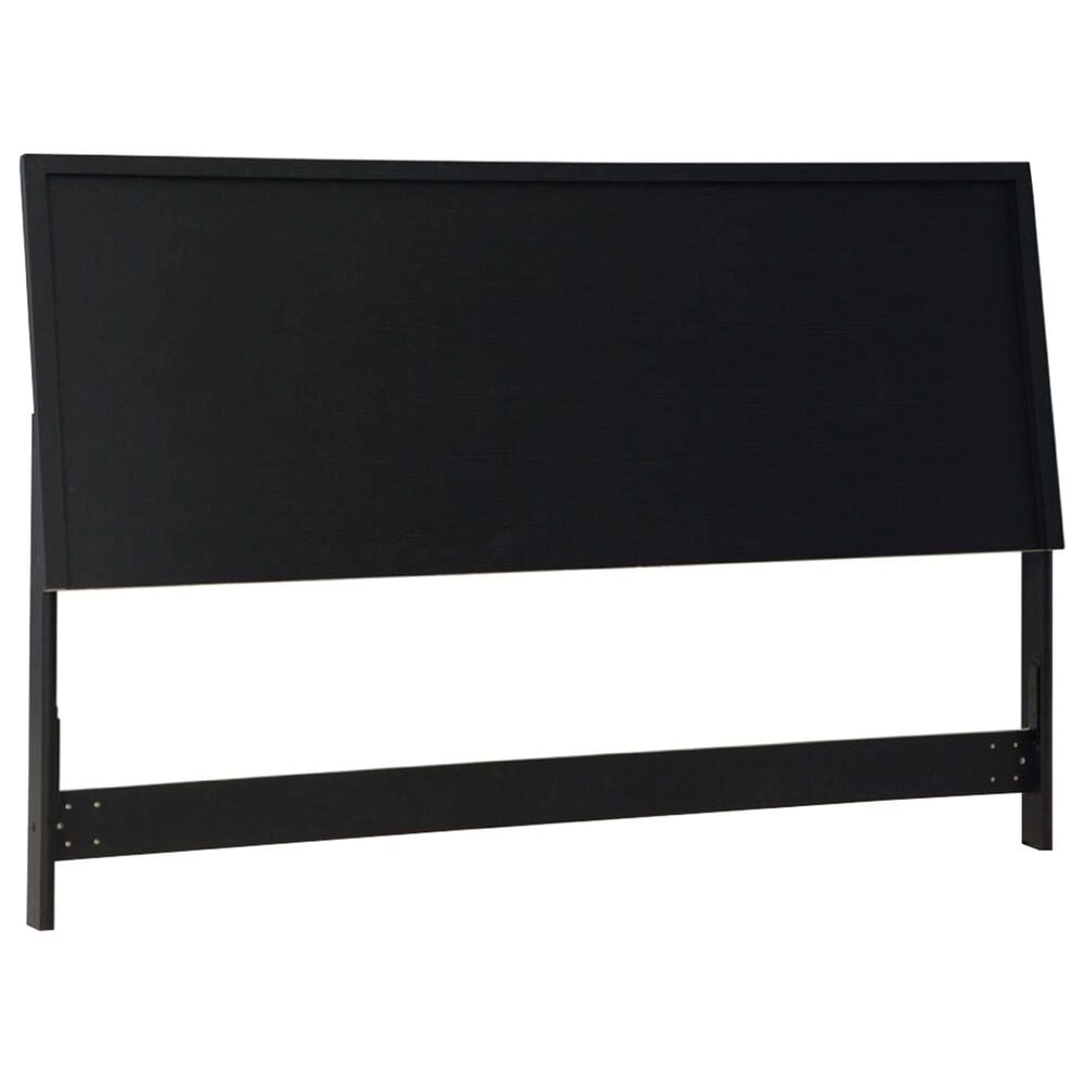 Ashley Danziar Queen Panel Headboard in Matte Black, , large