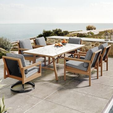 Clear Creek Collection 7-Piece Dining Set in Charcoal, , large