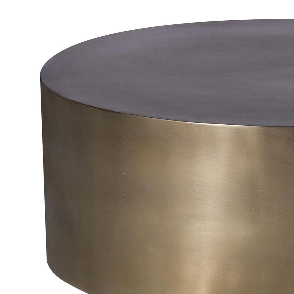 Vanguard Furniture Mia Spot Table with Glass Top in Sienna, , large