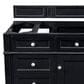 James Martin Vanities Brittany 48" Single Bathroom Vanity in Black Onyx with 3 cm Arctic Fall Solid Surface Top and Rectangle Sink, , large