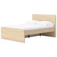 Ashley Onita Full Panel Platform Bed with 1 Side Storage in Natural, , large