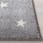 Safavieh Carousel Animals 2" x 8" Grey and Ivory Kids Runner, , large
