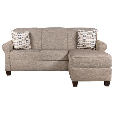 Ball Creek Designs Angie 2-Piece Right Facing Sofa Chaise Sleeper in Vault Storm, , large