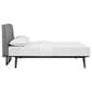 Modway Tracy Queen Platform Bed in Cappuccino Gray, , large