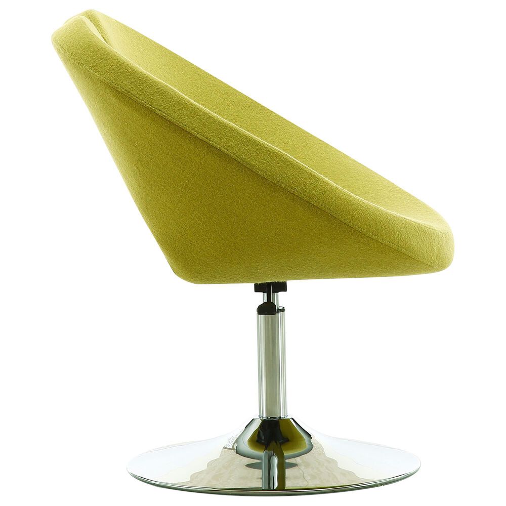 Manhattan Perch Adjustable Swivel Chair in Green, , large