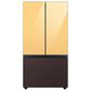 Samsung Bespoke 3-Door French Door Refrigerator Top Panel in Sunrise Yellow Glass, , large