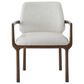 Theodore Alexander Kesden Arm Chair with Halo Upholstered in Pyramid Brown, , large