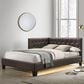 Mayberry Hill Julesburg Corner Full Platform Bed in Rich Brown, , large