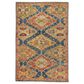Capel Charise Kazak 10" x 14" Blue and Multicolor Area Rug, , large