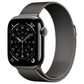 Apple Watch Series 11 (GPS+Cellular) 42mm Titanium Case with Milanese Loop in Slate and 2-Year AppleCare+, , large