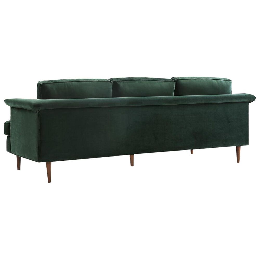 Tov Furniture Porter Sofa in Green Velvet Nebraska Furniture Mart