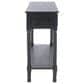 Safavieh Haines 2-Drawer Console Table in Black, , large