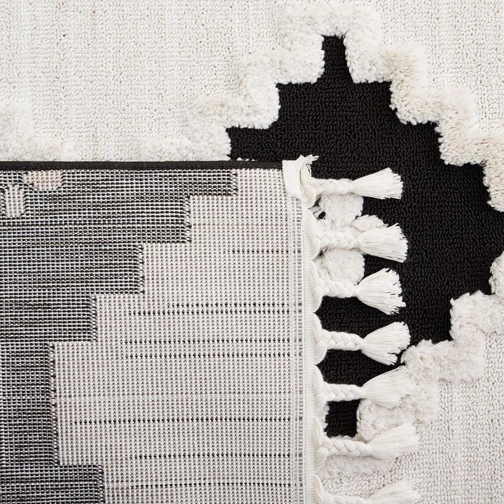 Safavieh Marrakesh MRK532A 8&#39; x 10&#39; Ivory and Anthracite Area Rug, , large