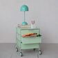 Teak Interiors Happy House Metal LED Table Lamp with in Aqua, , large